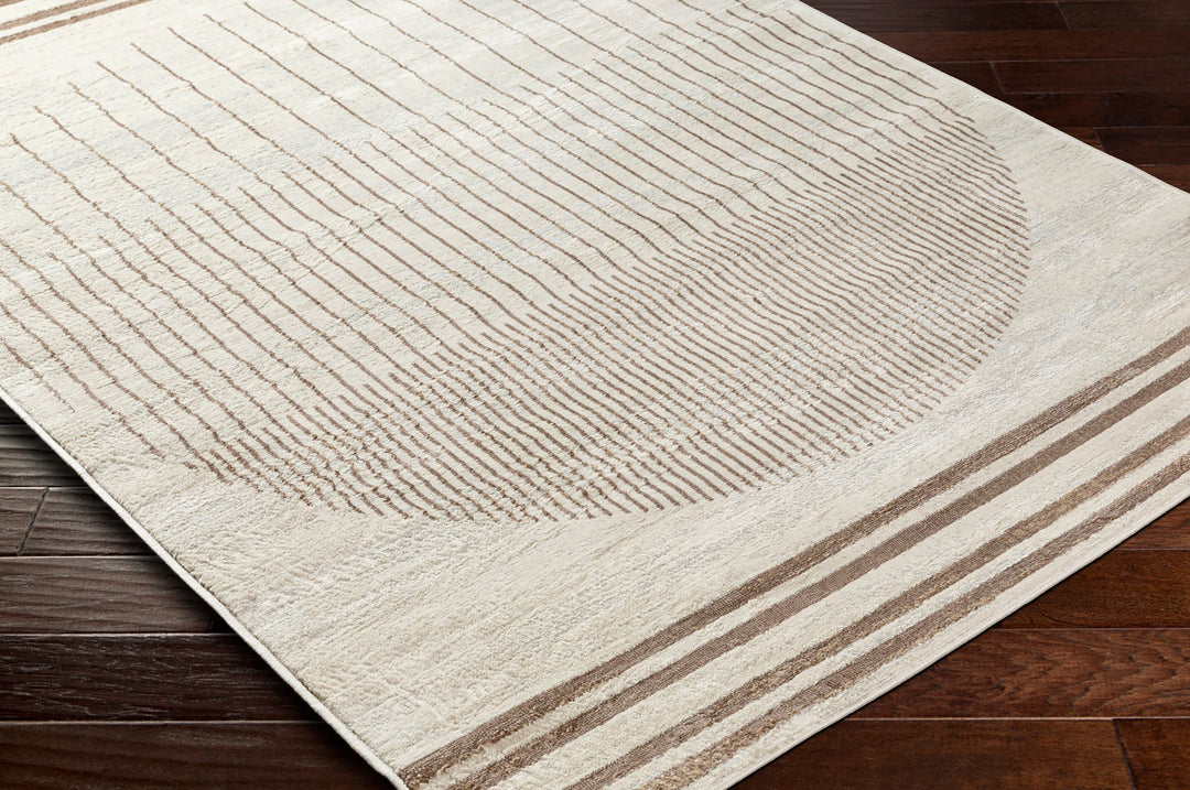 Tapis Scandinave Moderne Brun/Ivoire Santiago