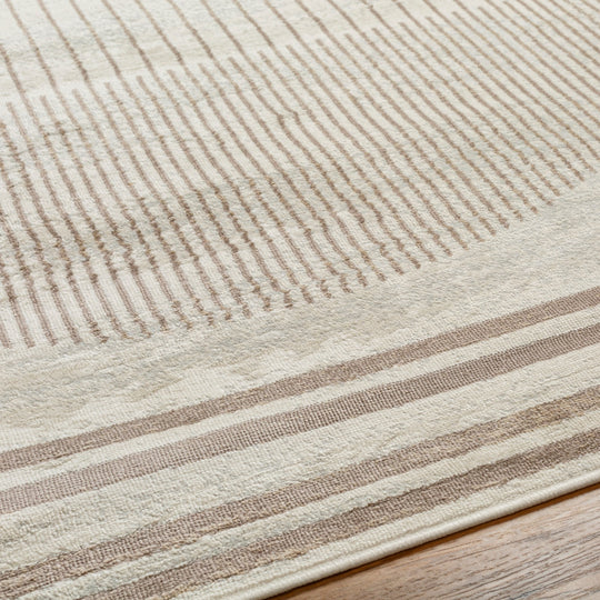 Tapis de Couloir Scandinave Moderne Brun/Ivoire Santiago
