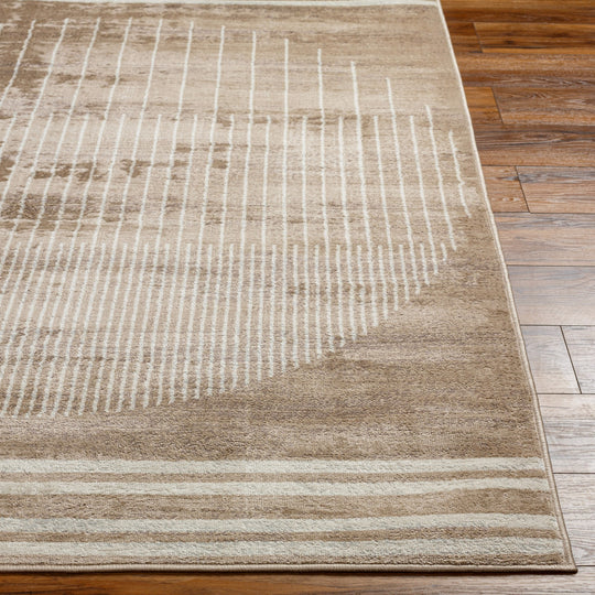 Tapis de Couloir Scandinave Moderne Brun/Beige Santiago