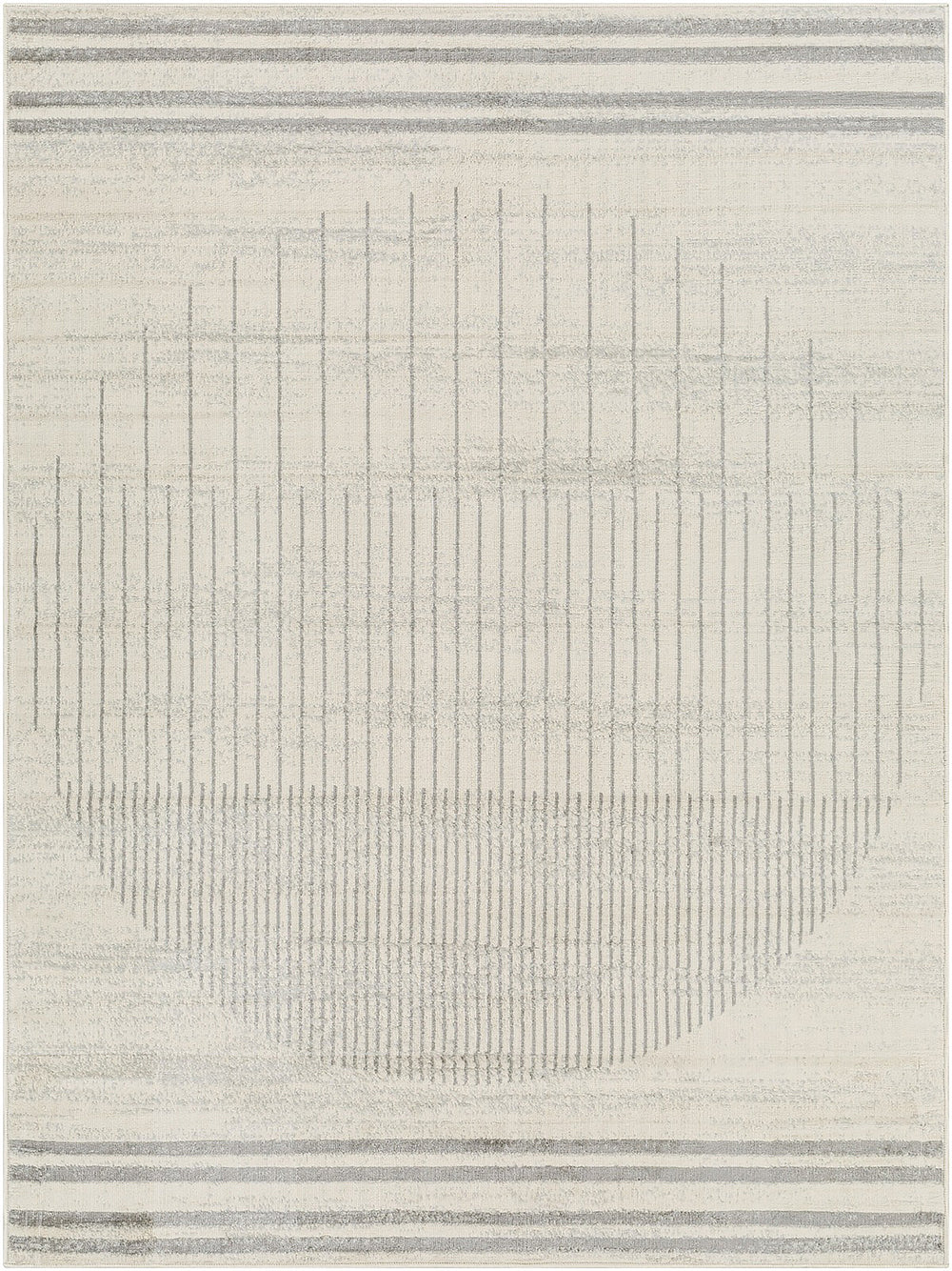 Tapis Scandinave Moderne Ivoire/Gris Santiago