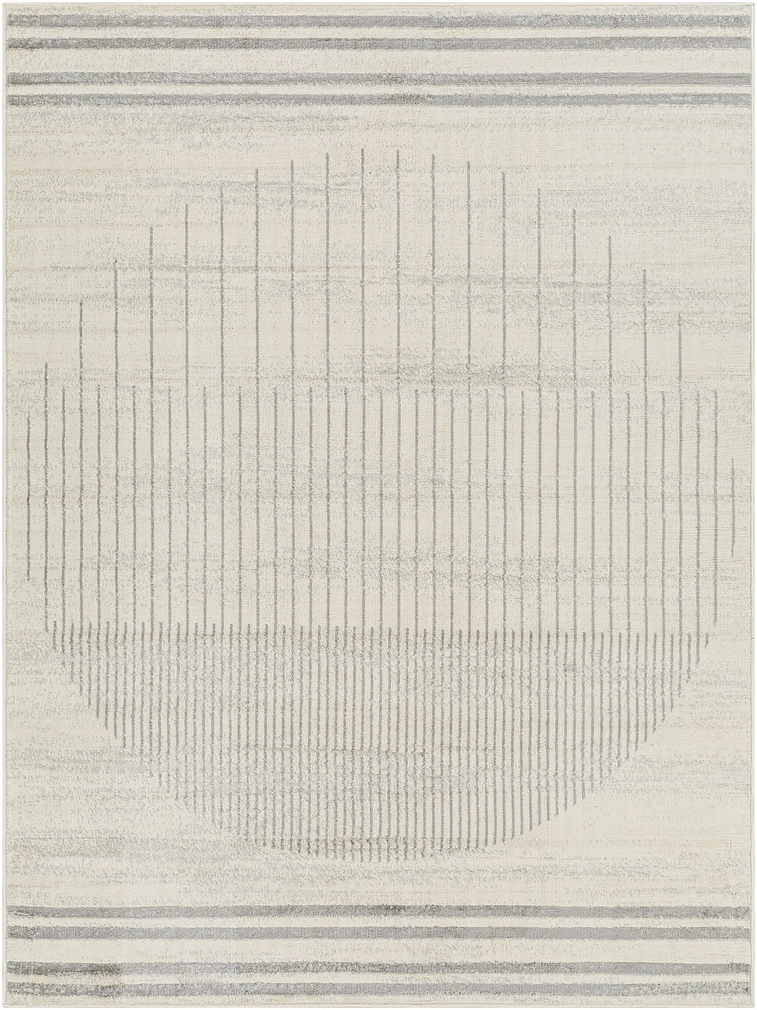 Tapis Scandinave Moderne Ivoire/Gris Santiago