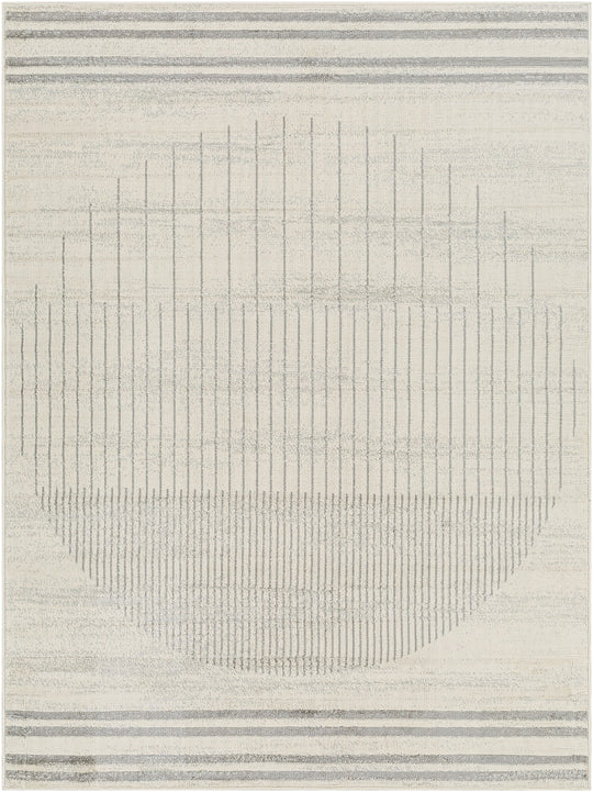 Tapis Scandinave Moderne Ivoire/Gris Santiago