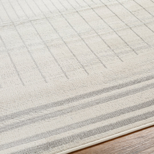 Tapis Scandinave Moderne Ivoire/Gris Santiago