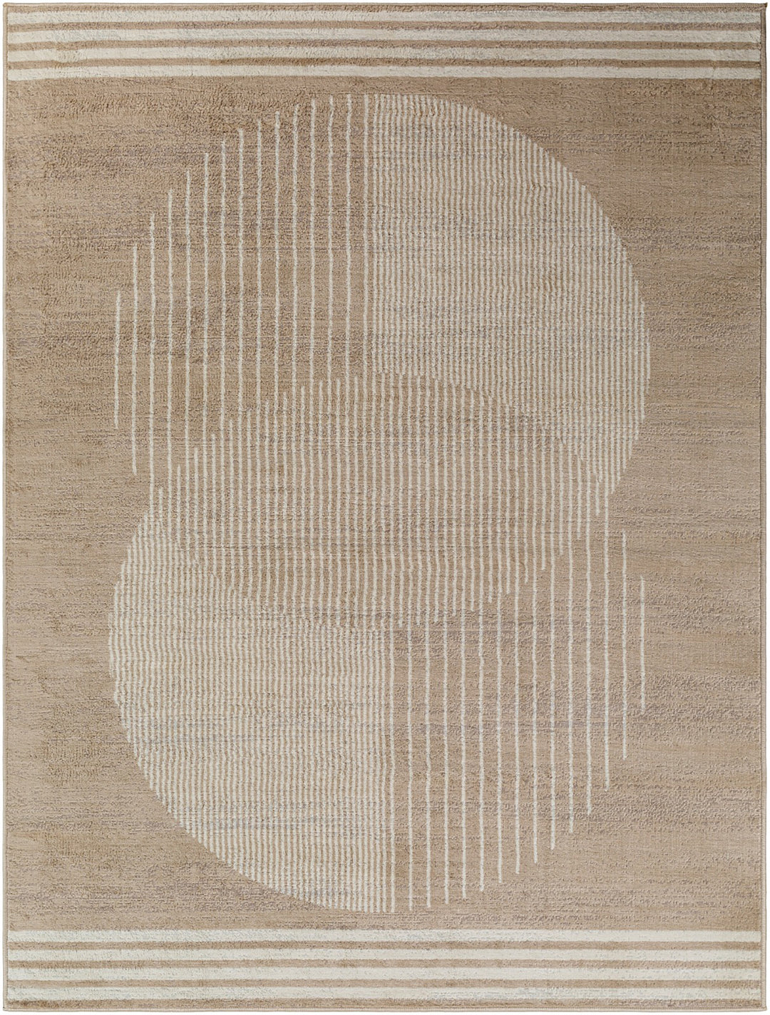 Tapis Scandinave Moderne Brun/Beige Montevideo