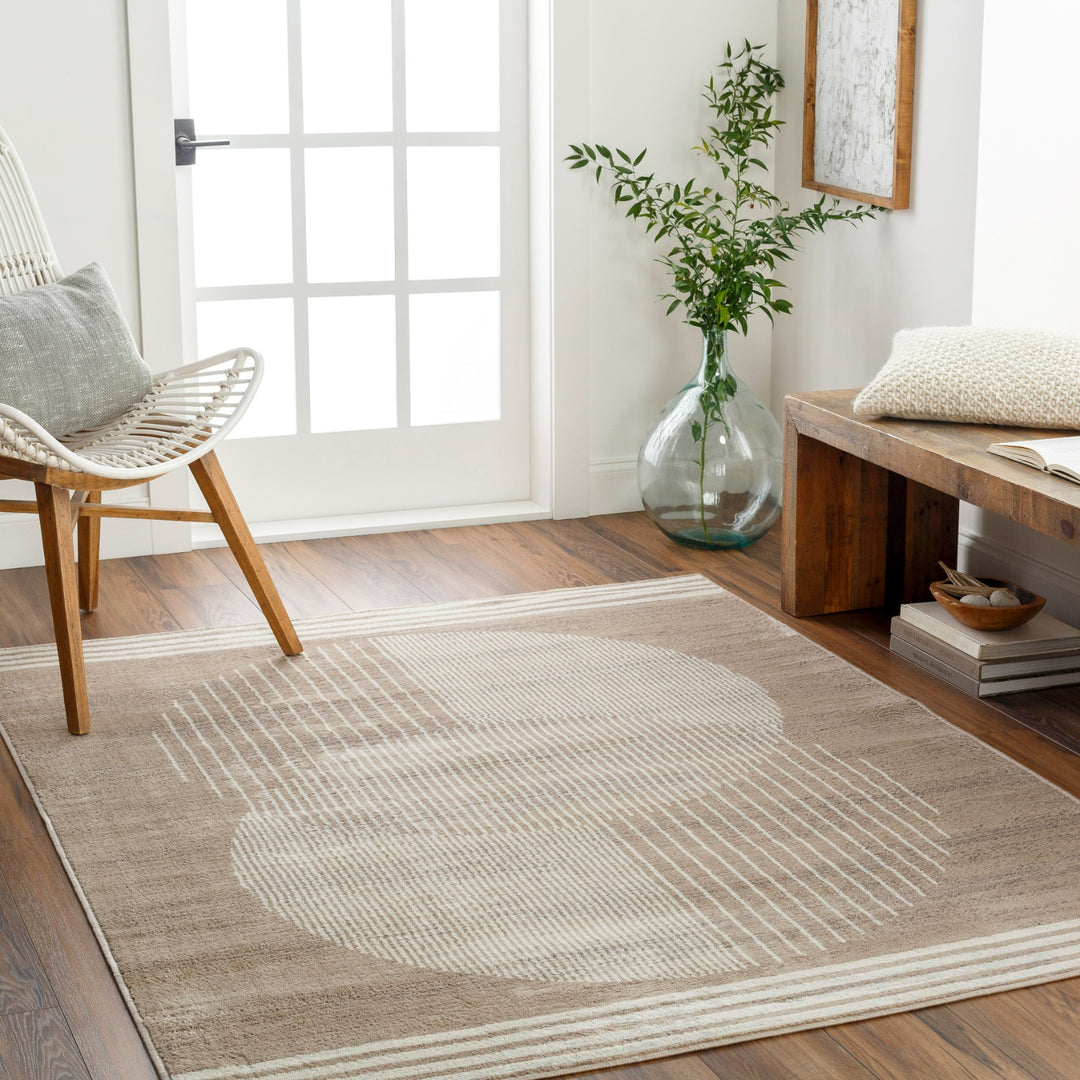 Tapis Scandinave Moderne Brun/Beige Montevideo