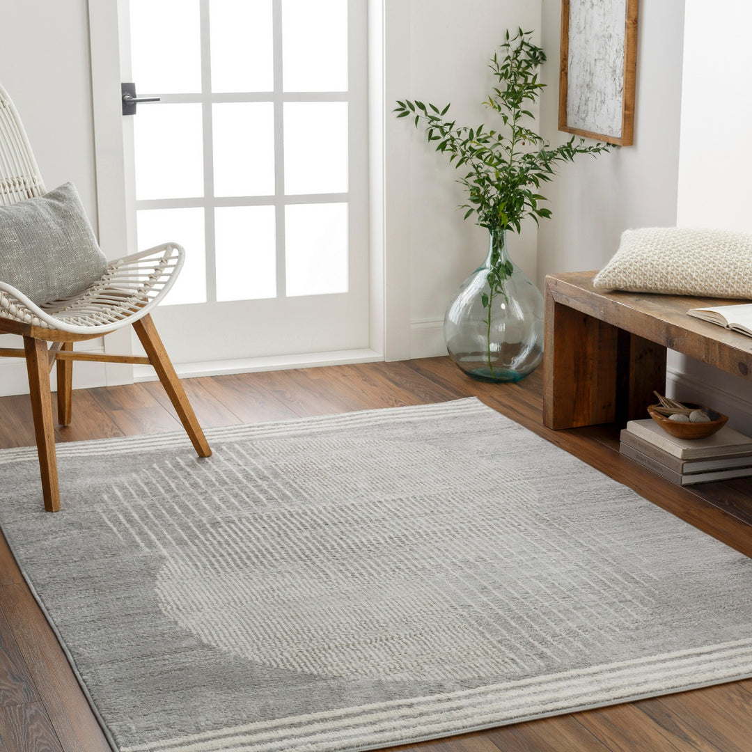 Tapis Scandinave Moderne Gris/Beige Montevideo