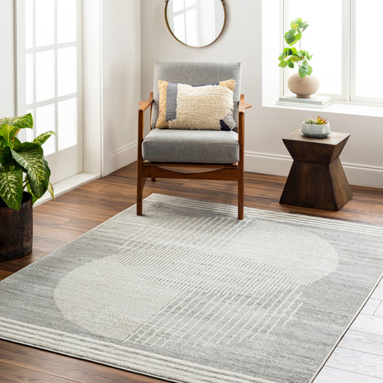 Tapis Scandinave Moderne Gris/Beige Montevideo