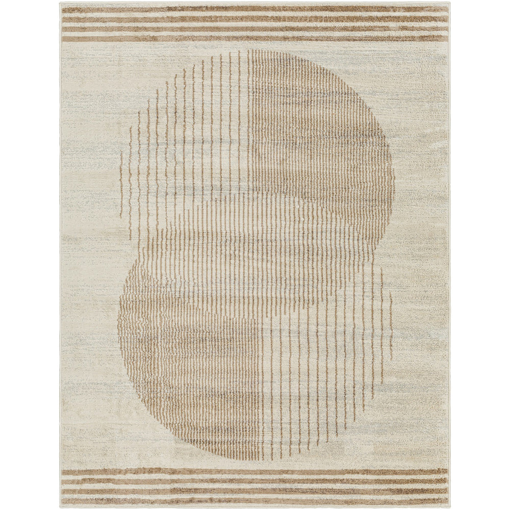 Tapis Scandinave Moderne Beige/Brun Montevideo