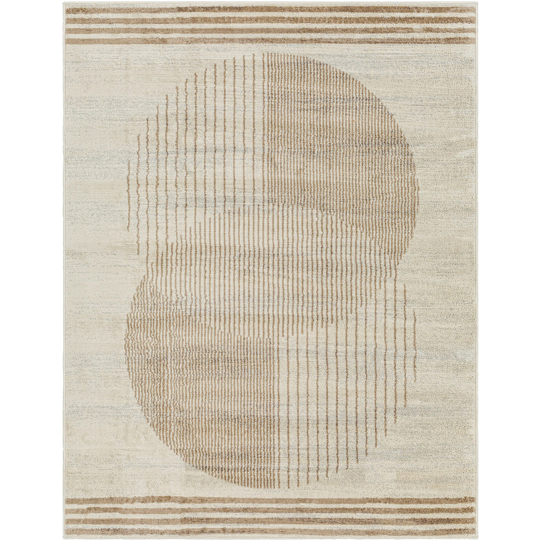 Tapis Scandinave Moderne Beige/Brun Montevideo