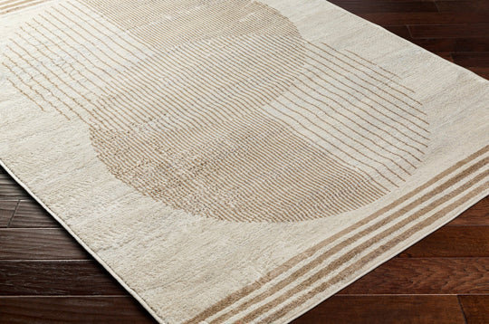 Tapis Scandinave Moderne Beige/Brun Montevideo