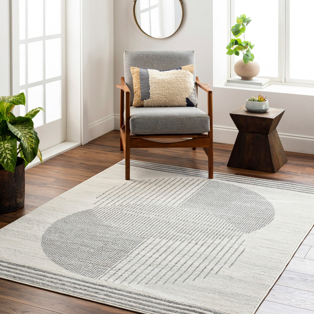 Tapis Scandinave Moderne Beige/Gris Montevideo