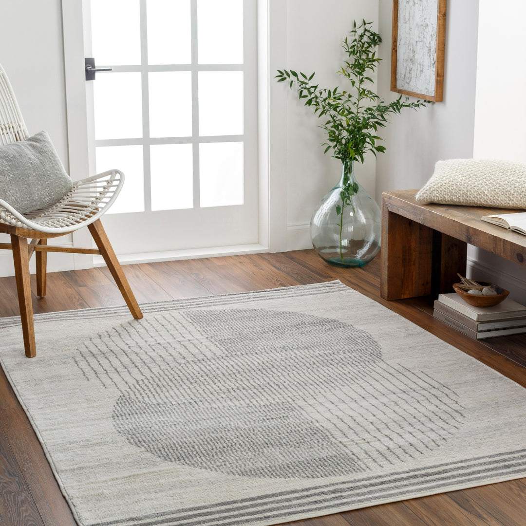 MONTEVIDEO Tapis Scandinave Moderne Beige/Gris 200x275
