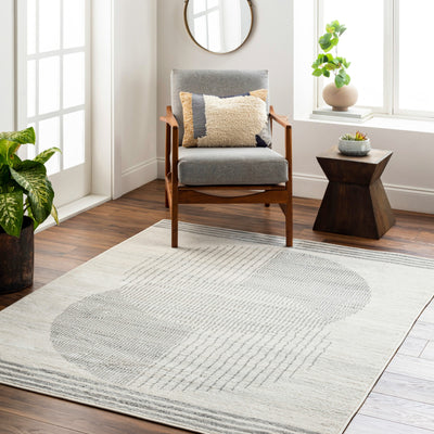 MONTEVIDEO Tapis Scandinave Moderne Beige/Gris 120x170