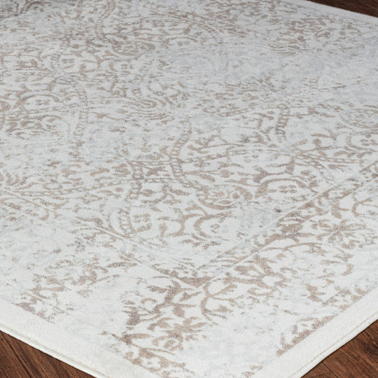 Tapis Vintage Oriental Marron/Ivoire Montreal