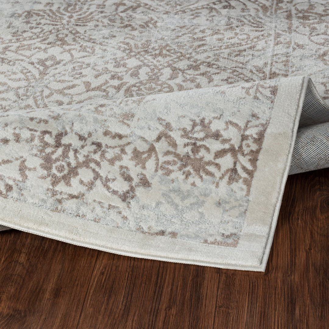 Tapis Vintage Oriental Marron/Ivoire Montreal