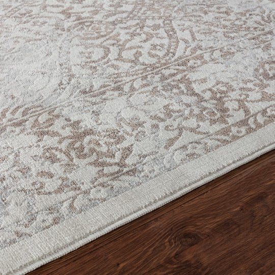 Tapis Vintage Oriental Marron/Ivoire Montreal