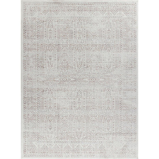 Tapis Vintage Oriental Brun/Ivoire/Gris Penza