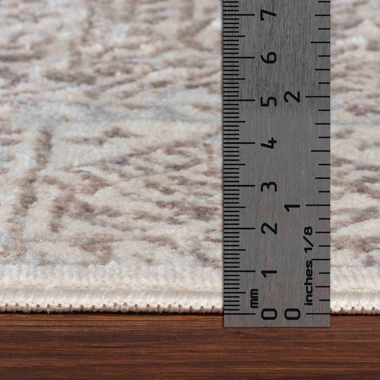 Tapis Vintage Oriental Brun/Ivoire/Gris Penza