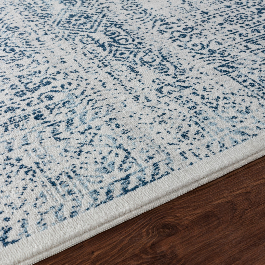 Tapis Vintage Oriental Bleu/Blanc Penza