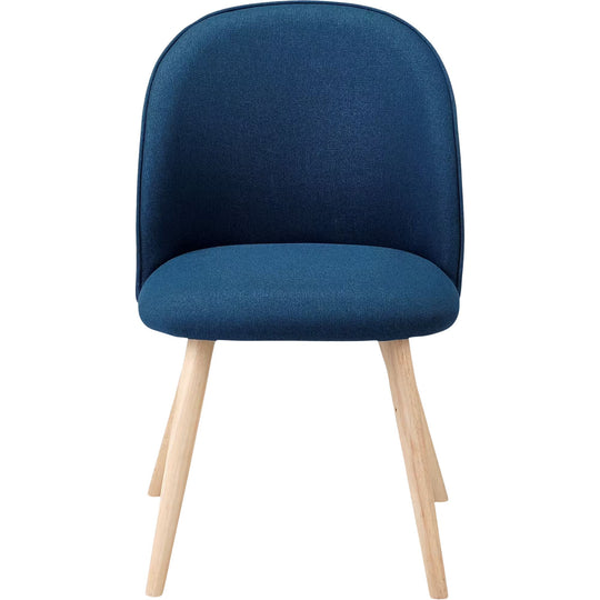 Lot de 4 Chaises ALINEA Garos en tissu Bleu figuerolles