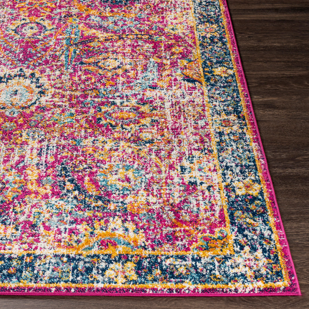 Tapis Vintage Oriental Bordeaux/Bleu Nashua