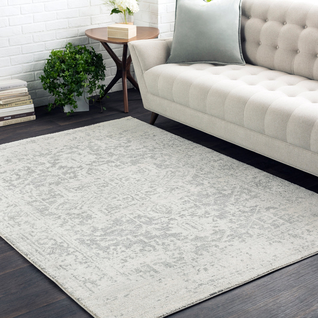 Tapis Vintage Oriental Gris/Blanc Syracusa
