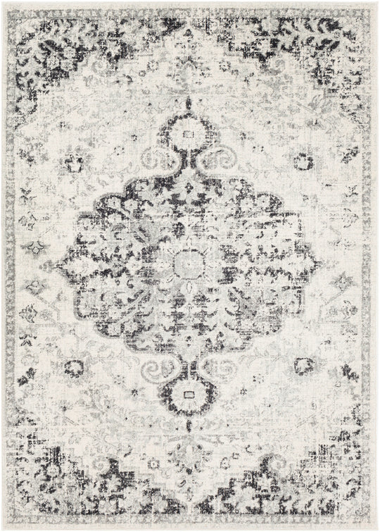 Tapis Vintage Oriental Gris/Noir Munich
