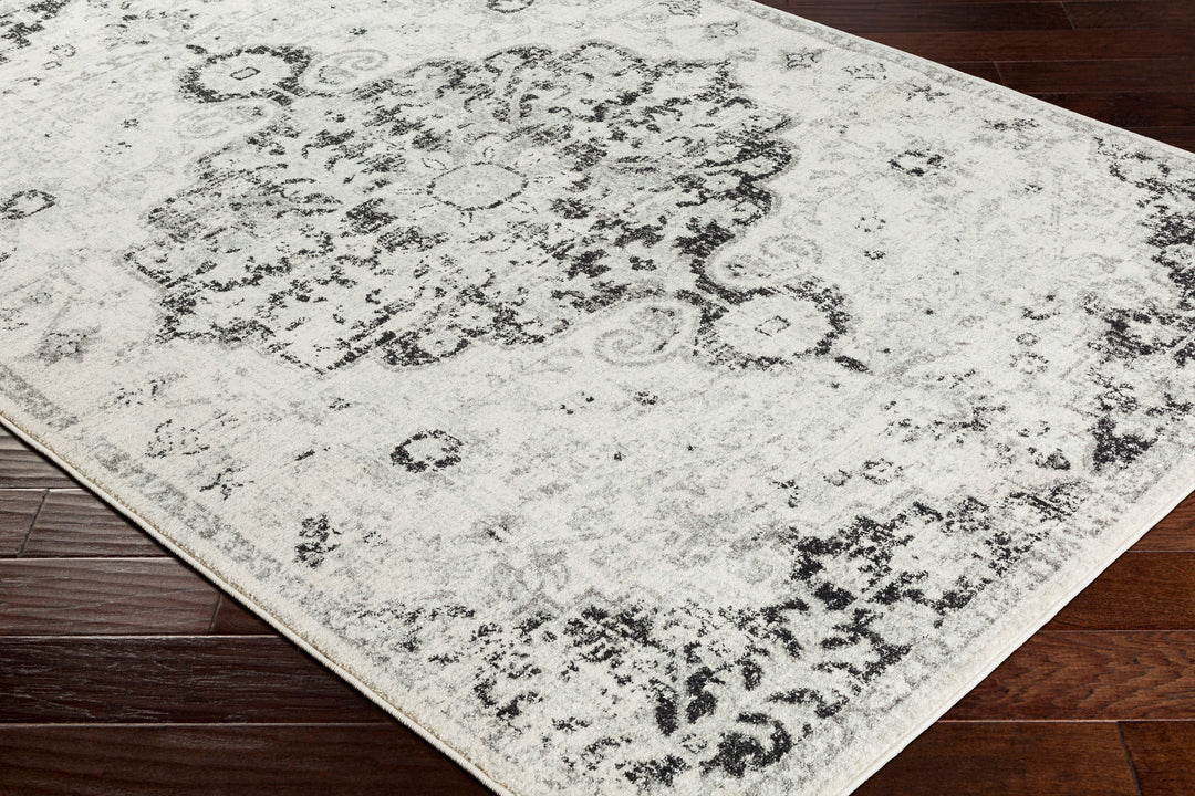 Tapis Vintage Oriental Gris/Noir Munich