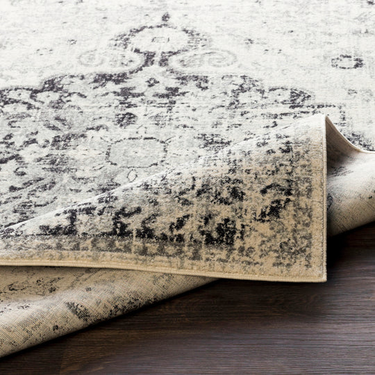 Tapis Vintage Oriental Gris/Noir Munich