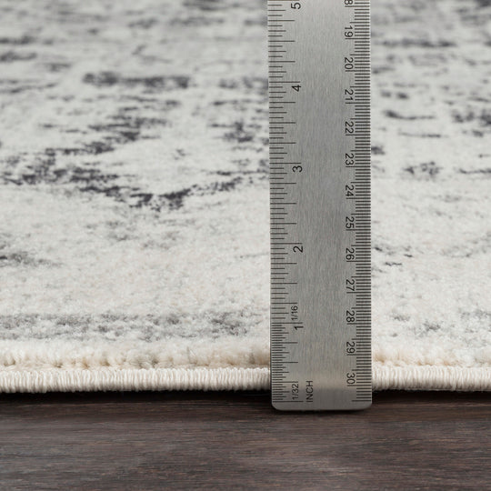 Tapis Vintage Oriental Gris/Noir Munich