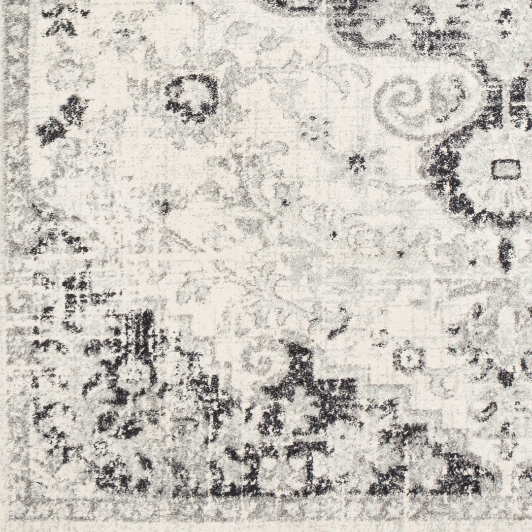 Tapis Vintage Oriental Gris/Noir Munich