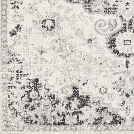 Tapis Vintage Oriental Gris/Noir Munich