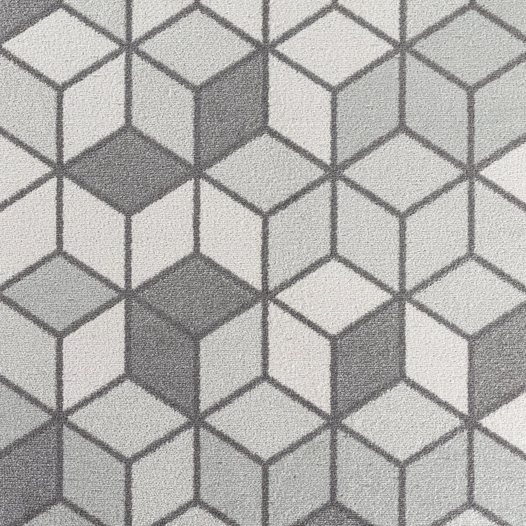Tapis Scandinave Moderne Blanc/Gris Dinant