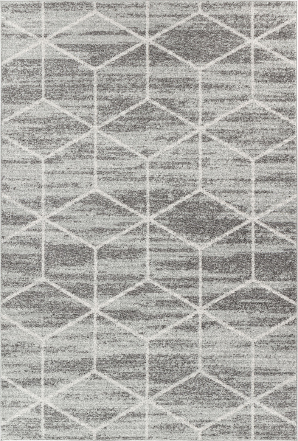 Tapis Scandinave Moderne Gris/Blanc Namur