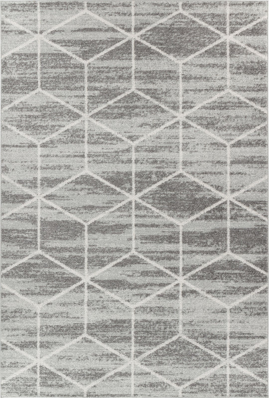 Tapis Scandinave Moderne Gris/Blanc Namur
