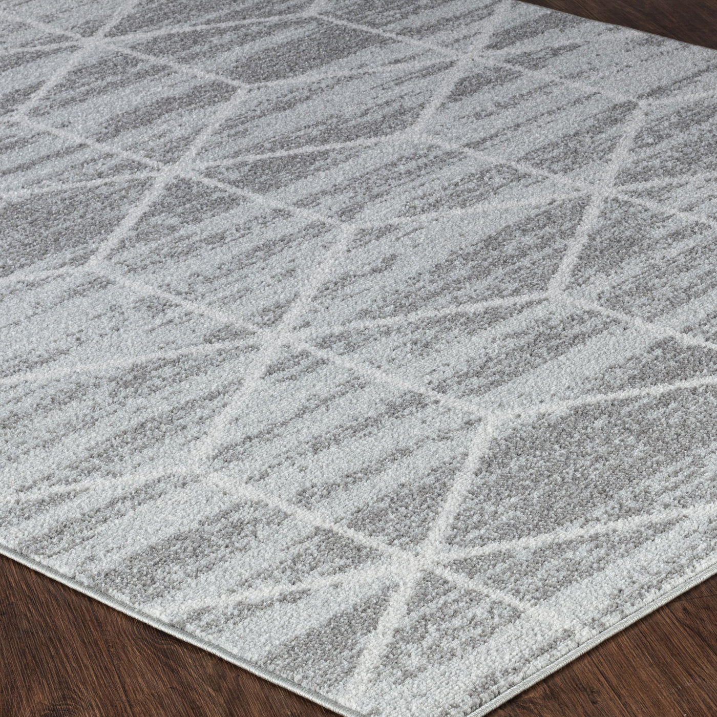Tapis Scandinave Moderne Gris/Blanc Namur