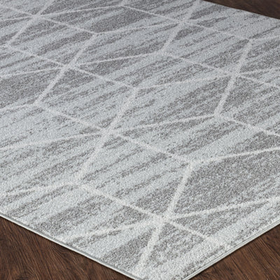 Tapis Scandinave Moderne Gris/Blanc Namur