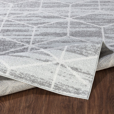 Tapis Scandinave Moderne Gris/Blanc Namur