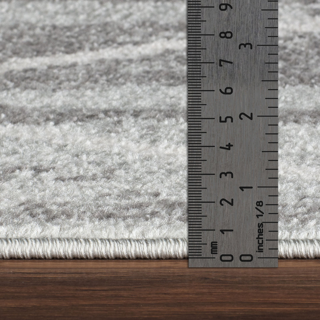 Tapis Scandinave Moderne Gris/Blanc Namur