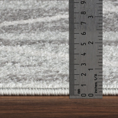 Tapis Scandinave Moderne Gris/Blanc Namur