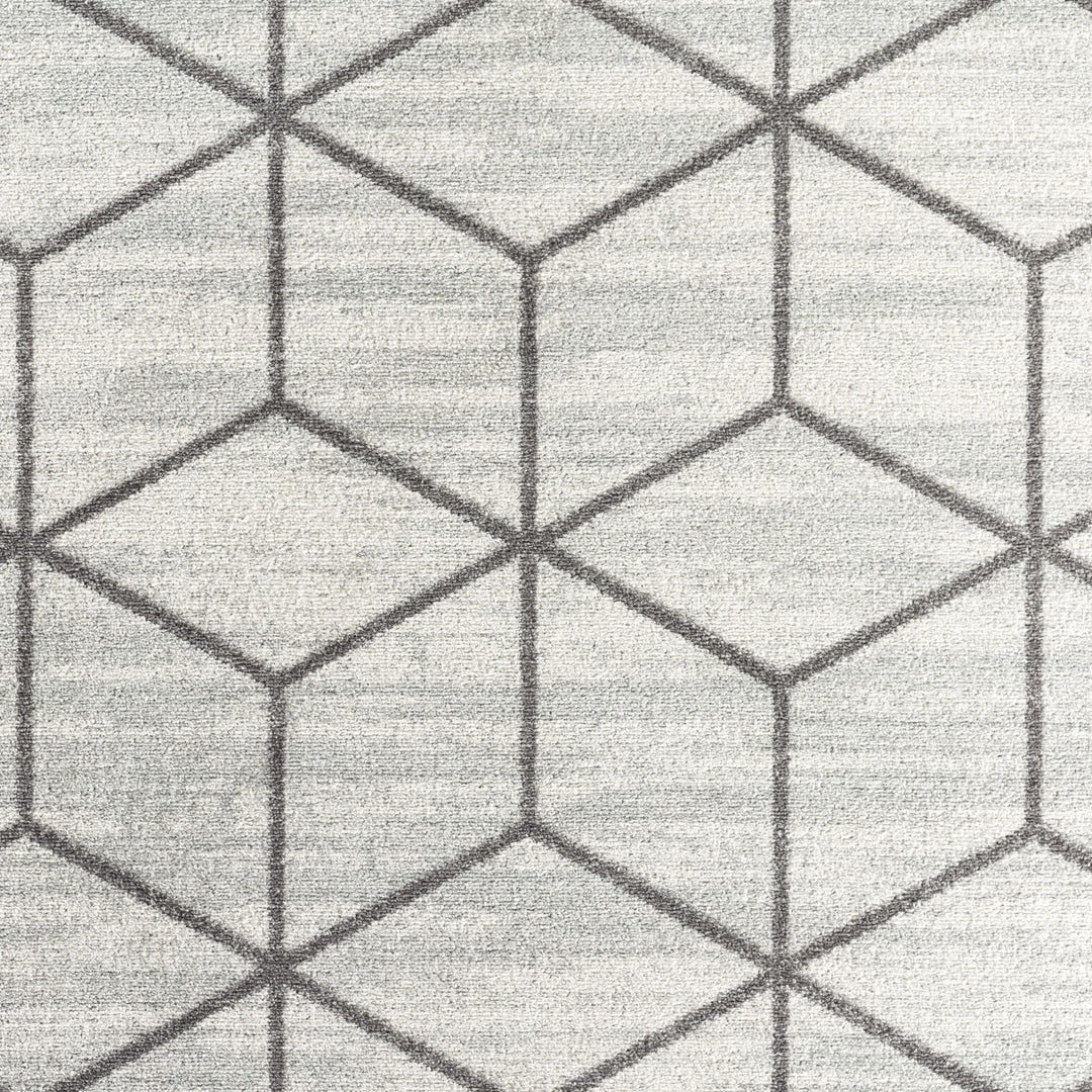 Tapis Scandinave Moderne Blanc/Gris Namur