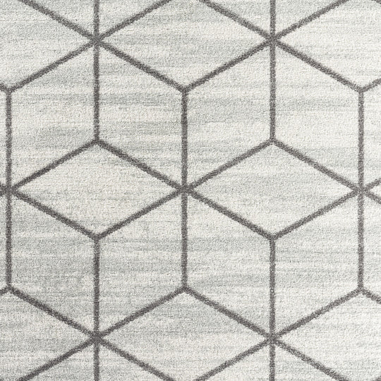 Tapis Scandinave Moderne Blanc/Gris Namur