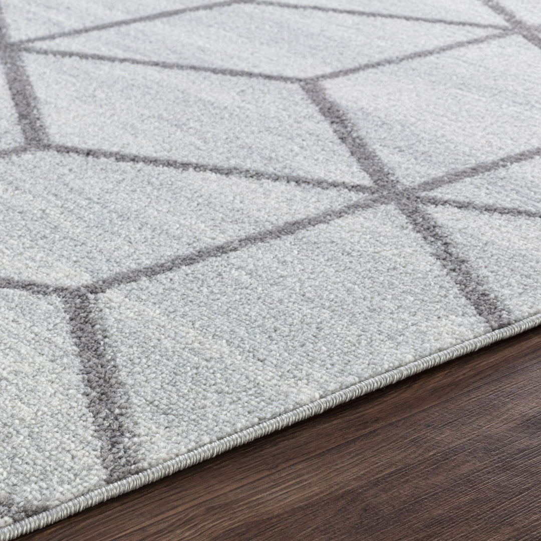 Tapis Scandinave Moderne Blanc/Gris Namur