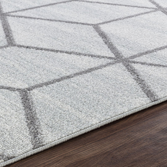 Tapis Scandinave Moderne Blanc/Gris Namur