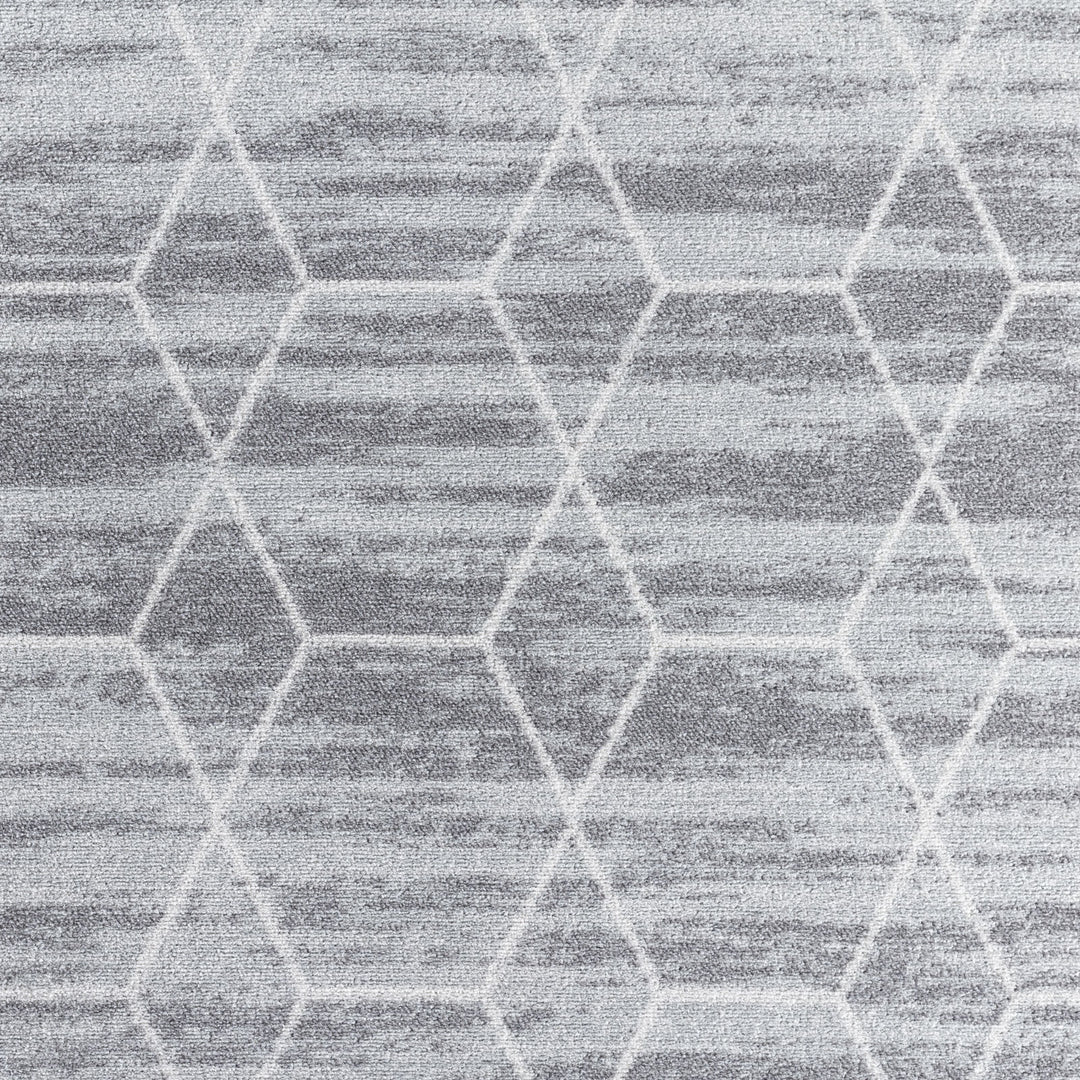 Tapis Scandinave Moderne Gris/Blanc Positano