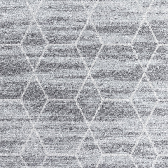 Tapis Scandinave Moderne Gris/Blanc Positano