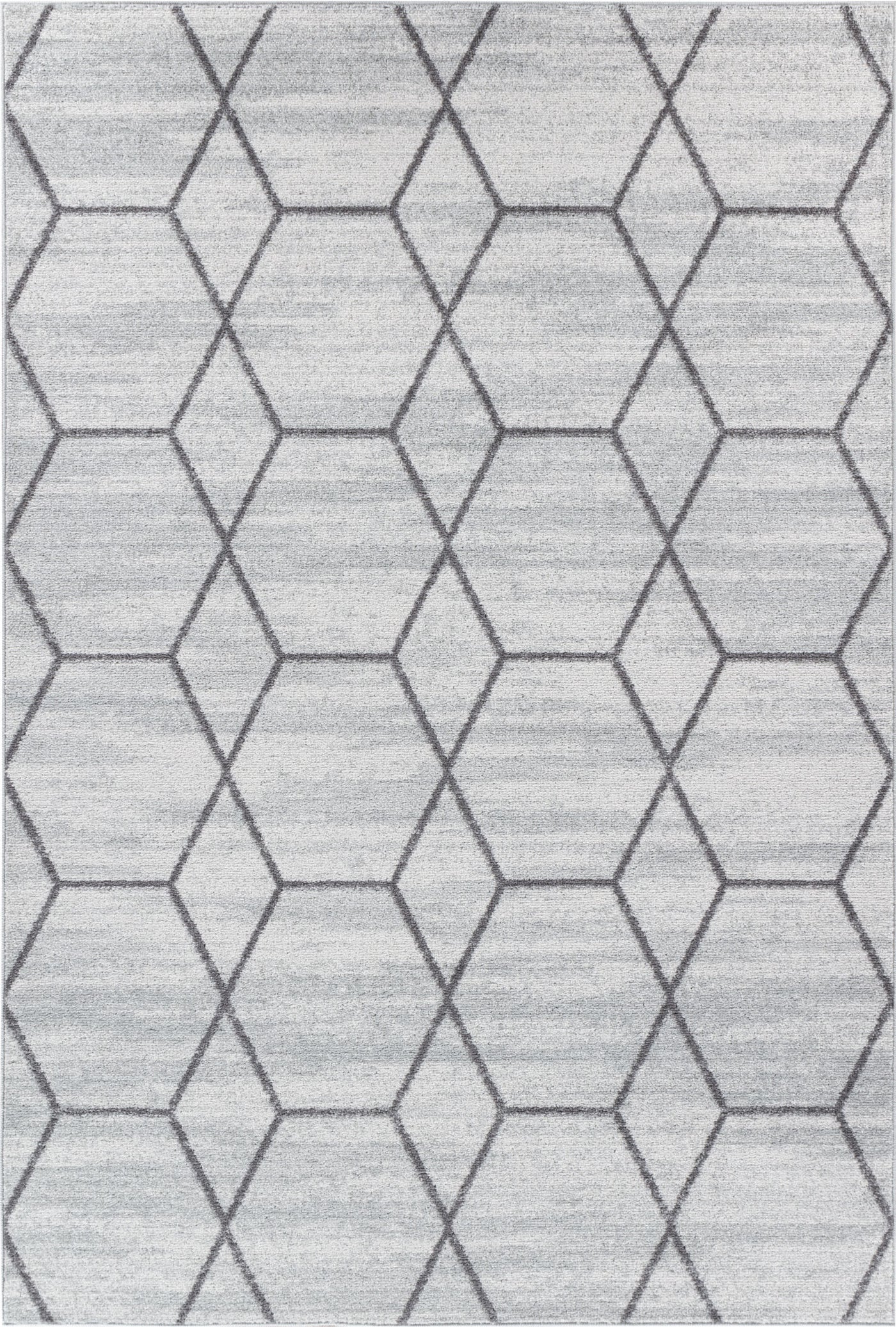 Tapis Scandinave Moderne Blanc/Gris Positano