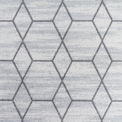 Tapis Scandinave Moderne Blanc/Gris Positano