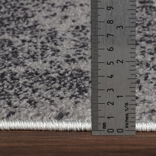 Tapis Scandinave Vernal Moderne Noir/Gris