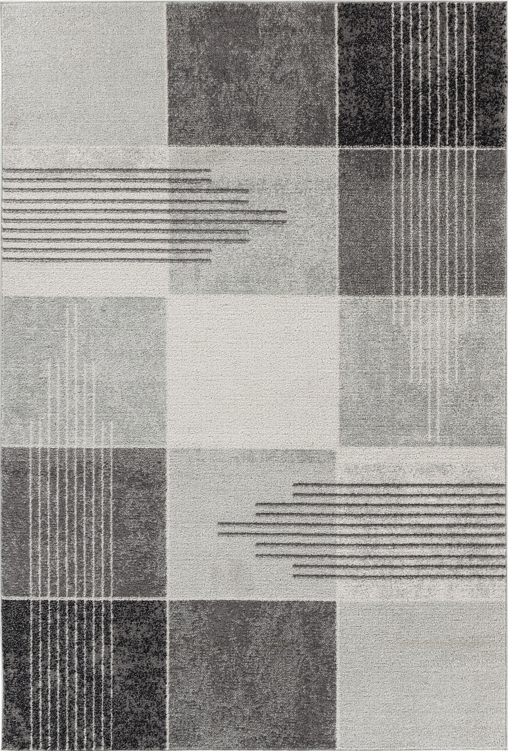 Tapis Scandinave Vernal Moderne Gris